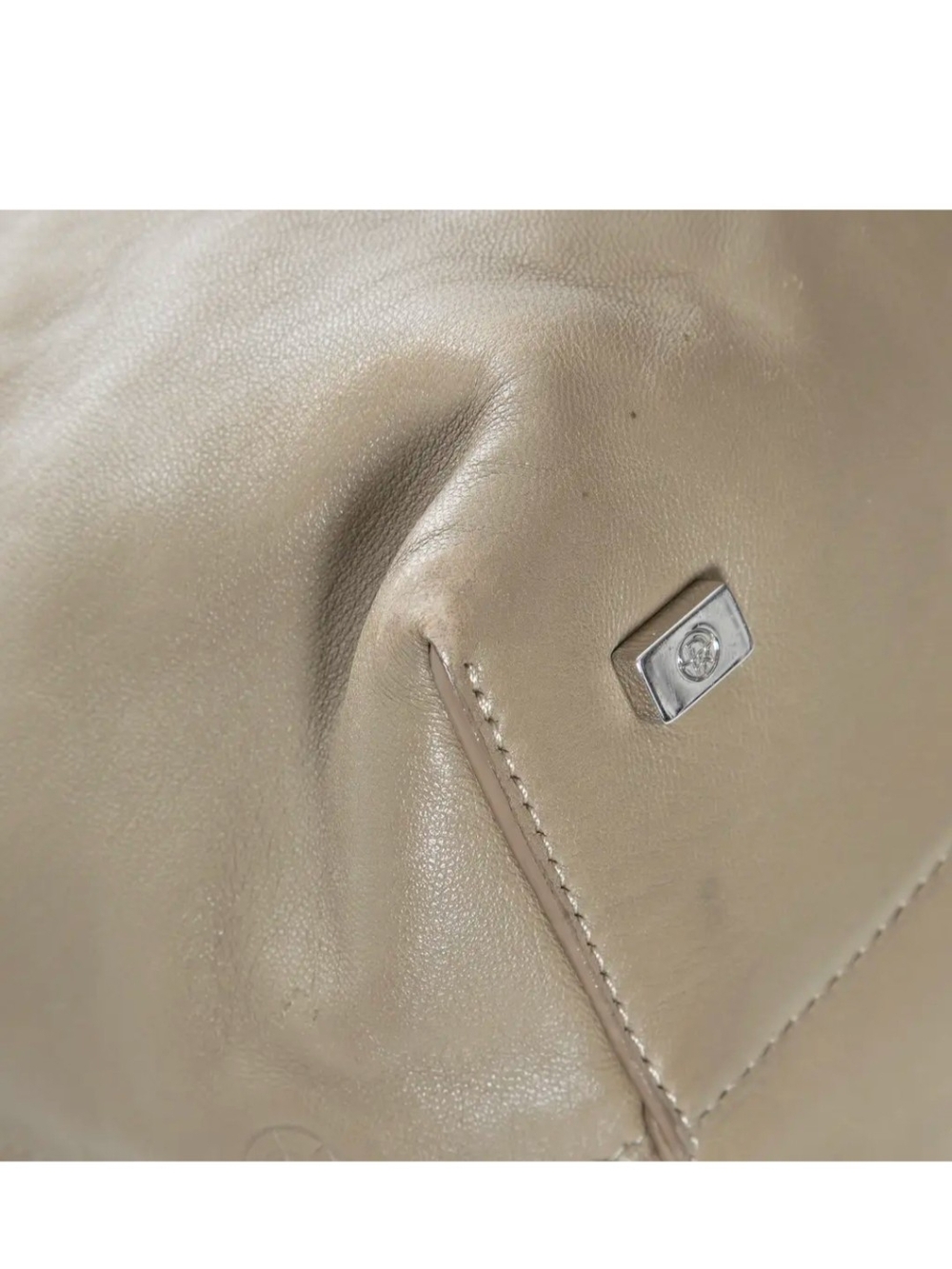 The ROW Ruched Handle Bag in Sage - Picture 3 of 15